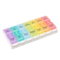 thumbnail image 1 of ACDANC 7-Day Pill Organizer,2X Day,Multicolor,1 Count,Pill Organizer,Pill Case, 1 of 7