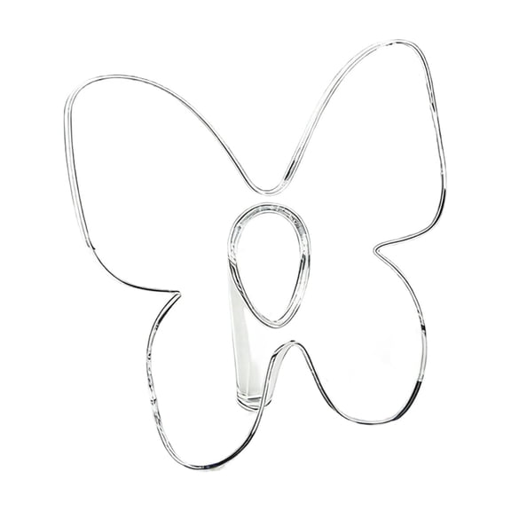 ACDANC 8.66In Butterfly Acrylic Vase Modern Tabletop Flower Holder, Clear Sculptural Decorative Vase for Wedding Home Decor Acrylic Vases for Flowers