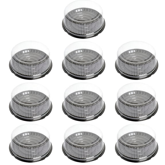 ACDANC 8" Cake Box,10Pcs Clear Cake Round Cake Box Baking Packing Box Birthday Cake Box
