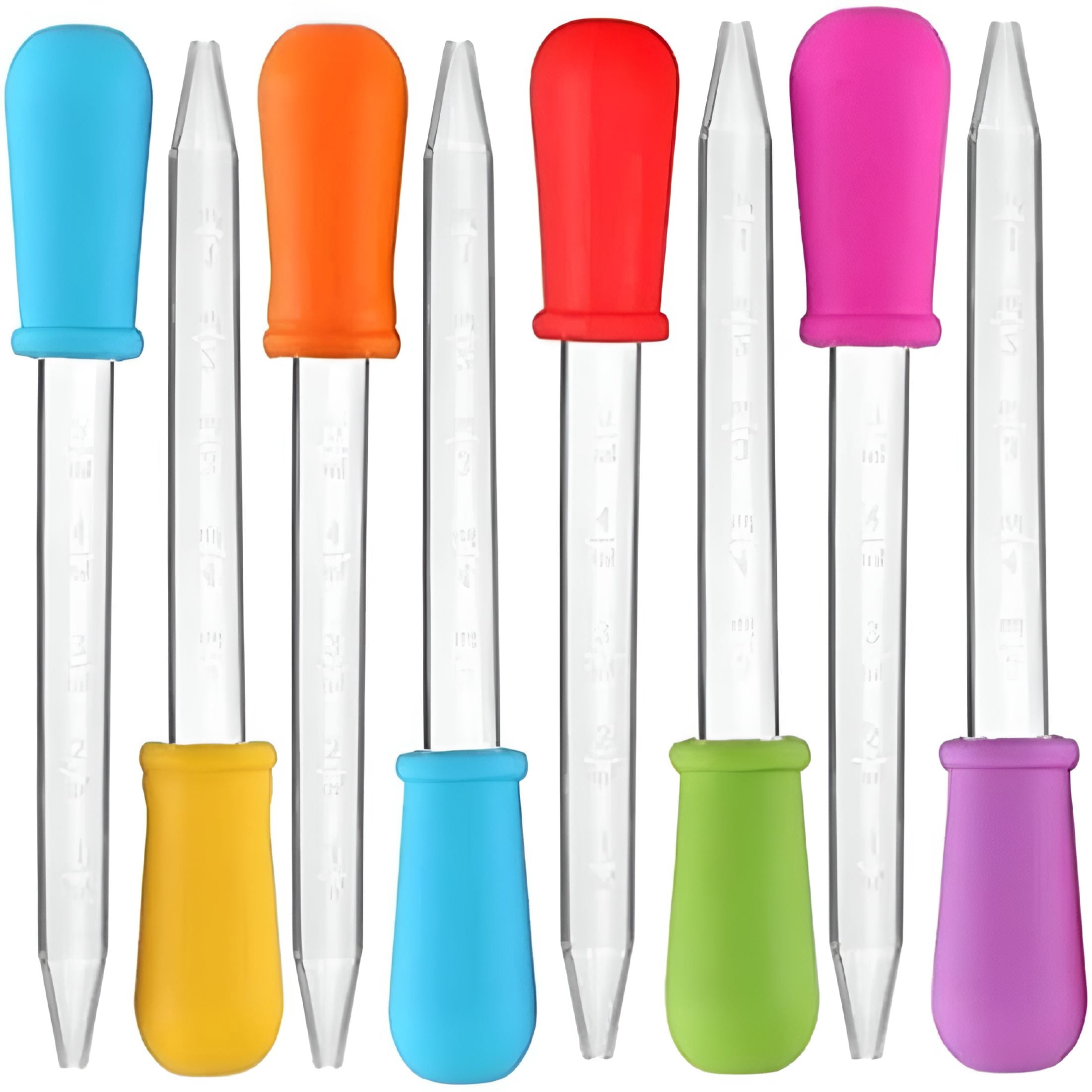 acdanc, Liquid Droppers, 8 Pcs, Silicone and Plastic Pipettes - Walmart.com