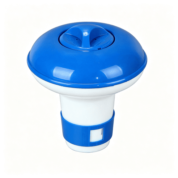 ACDANC 8715 Mini Chemical Dispenser Spas Personal Pools Compatible Bromine Chlorine Supports 1'' Tablets Adjustable Control Ring Customizable Rate