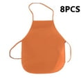 thumbnail image 1 of ACDANC 8Pcs Kids Aprons,Disposable Waterproof Art Aprons for Creative Activities,Fun Kids Cooking Aprons for Kitchen,Adjustable Chef Aprons for Kids with Straps, 1 of 4