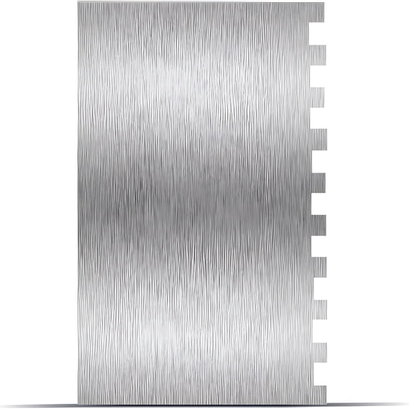 ACDANC 9 Inch Stainless Steel Cake Scraper,Cream Cake Scraper Sided Patterned Edge Stripe Edge Smoother Scraper Cake Smoother Frosting Scraper Cake Decorating Comb for Mousse Butter Cream