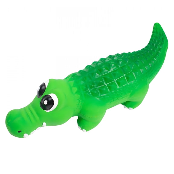 ACDANC Alligator Sensory Squeaky Dog Toy Natural Rubber Complies with Same Safety Standards as Baby Toys Soft Squeaky Small Breed Puppies