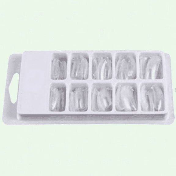 ACDANC Almond Nail Mold - 100 Dual Nail Forms for Polygel