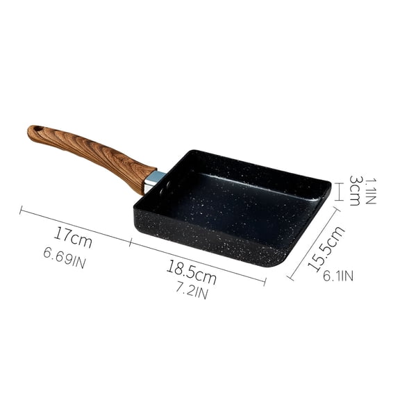 ACDANC Aluminum Japanese Style Omelette Pan,Kitchen Non-Stick Pancake Pan,Kitchen Essentials for New Home