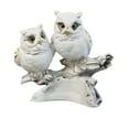 thumbnail image 1 of ACDANC Animal Figurines,Sculpted Owl Shape Book Shelf Decor,Clear Carving Details Living Room Decor and Accessories,Style3,3.54*1.77*3.54in, 1 of 7