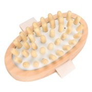ACDANC Anti Cellulite Massage Brush Natural Wood Massager Body Brush Scrubber Hair Scalp Spa Bath Massage