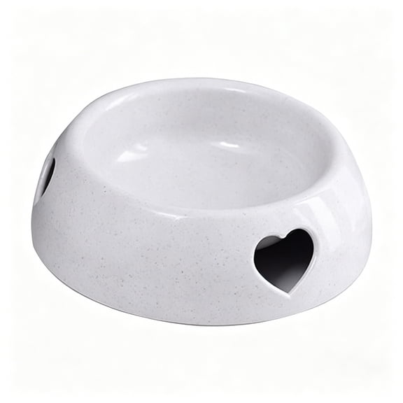 ACDANC Anti-Tip Pet Bowl,6.88X5.11X2.28In Non-Slip Food and Water Dish,Cute Designed to Prevent Spills for Puppies,Cats and Small Dogs,Sturdy Feeding Tray