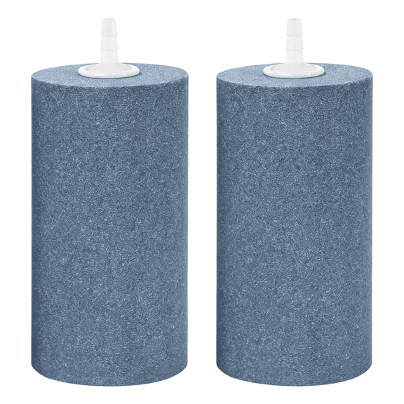 ACDANC Aquarium Air Stone 4X2" 2 Pack,Large Airstone,Aerator Bubble Diffuser,Air Pump Accessories for Aquariums,Hydroponic,Ponds and Fish Tanks Air Stones for Aquariums