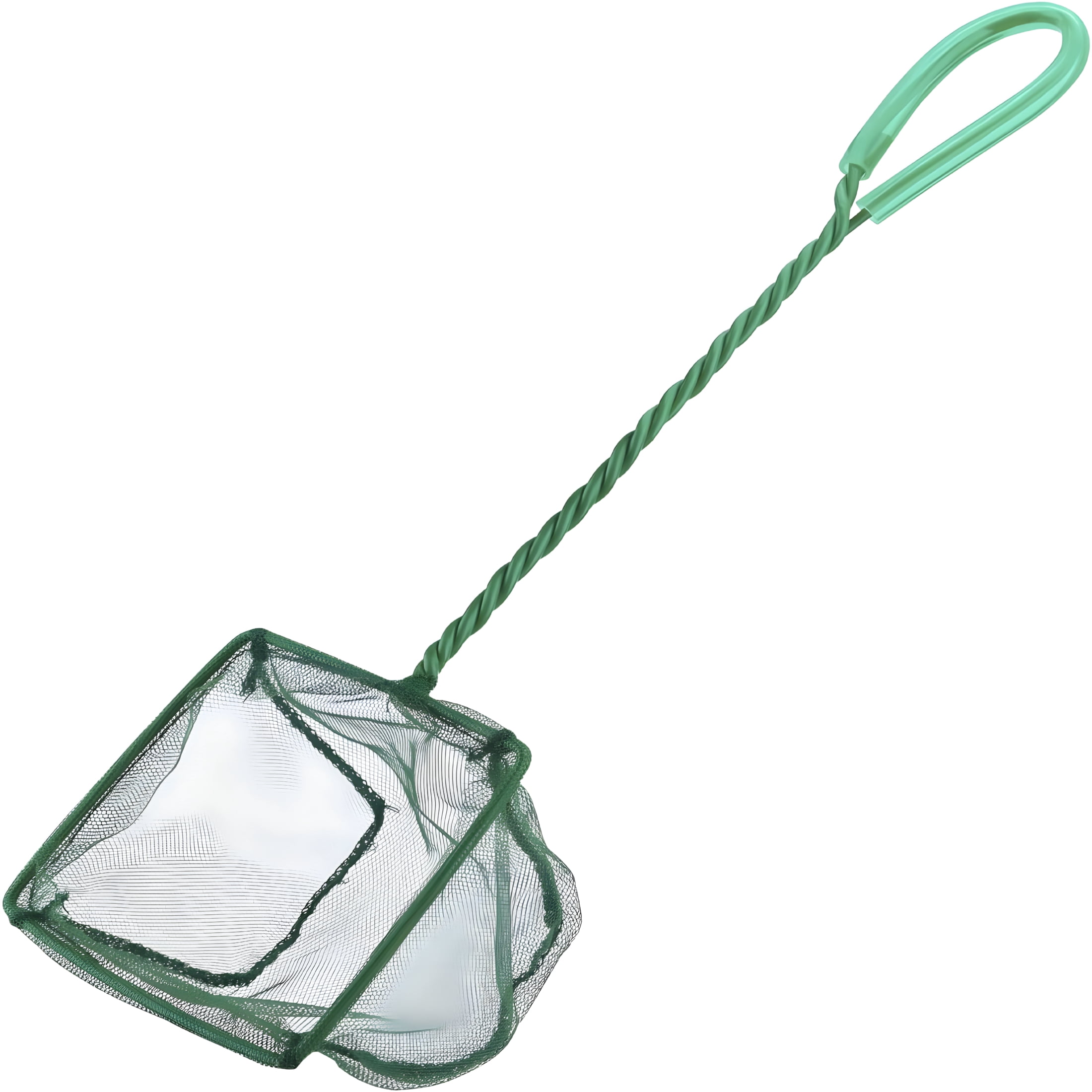 ACDANC Aquarium Fish Net with Braided Metal Handle, Square Net with ...