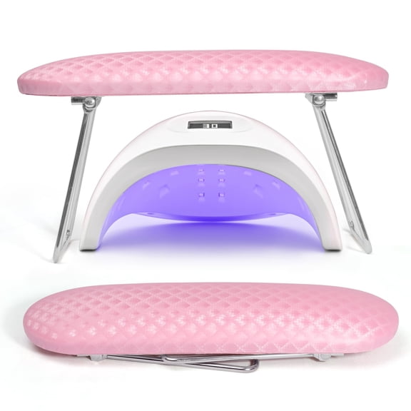 ACDANC Arm Rest for Nails Tech, Professional Microfiber Leather Nail Hand Rest Stand Arm Rest for Acrylic Nails Cushion Hand Holder with Non-Slip - Nail Technician Use Must Have