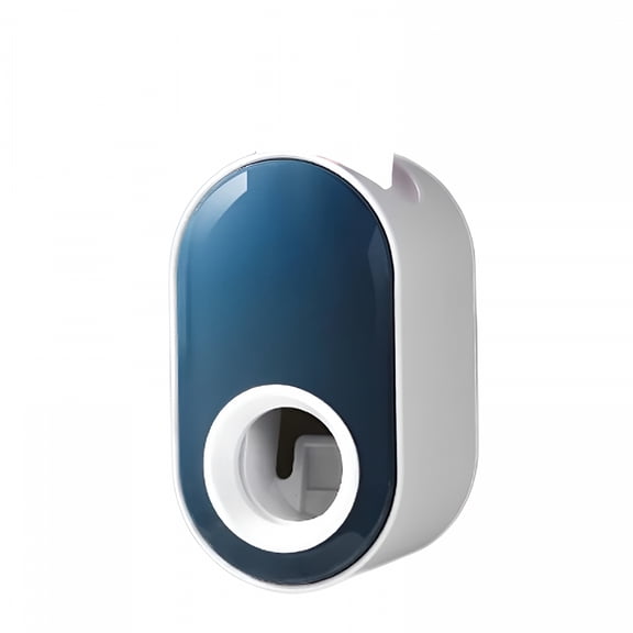 ACDANC Automatic Wall Mounted Toothpaste Dispenser for Kids & Adults,No-Drill Plastic Bathroom Organizer,Easy Clean,Soft Interface,Hands-Free Squeezing,11.3X6.5X6.3Cm,White