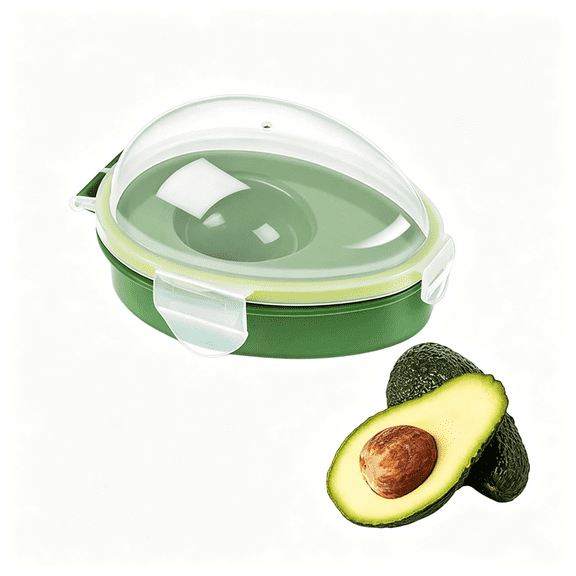 ACDANC Avocado Saver Holder with Clear Snap-On Lid,Avocado Fresh Saver,Avocado Container Storage Box,Fruit Keeper Avocado Keeper Storage Container-Keep Your Avocados Fresh for Days