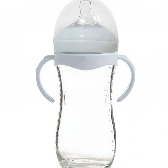 ACDANC Baby Bottle Grip Handle for Natural Wide Mouth PP Glass Feeding Bottles Easy Grip Double Wing Design for Infant Home Use