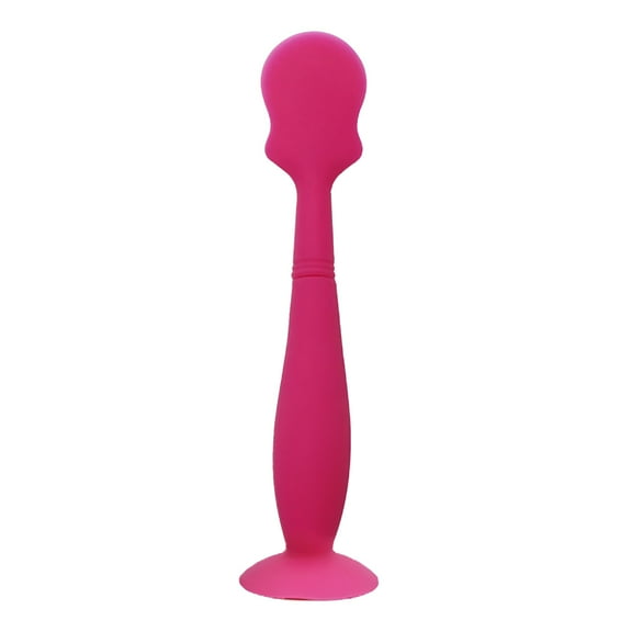 ACDANC Baby Diaper Cream Spatula Applicator,Soft Silicone Butt Paste Spatula Diaper Cream Brush with Suction Cup Base