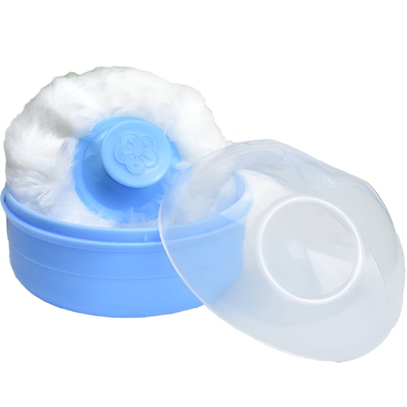 ACDANC Baby Powder Puff Box, Baby Care Face, Makeup Cosmetic Talcum Powder Container with Hand Holder