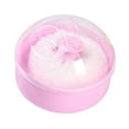 thumbnail image 1 of ACDANC Baby Powder Puff Box - Transparent Lid Talcum Powder Container with Soft Puff, 3.4 fl oz Compact Refillable Dispenser for Home & Travel Use, Child-Safe Plastic, For Adults & Kids, 1 of 7