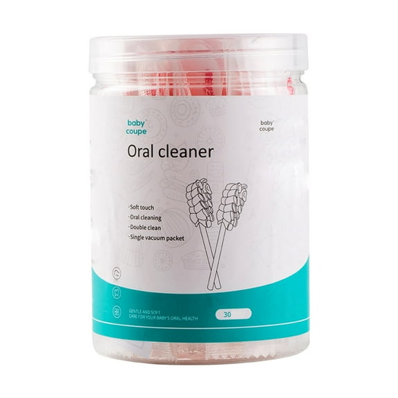 ACDANC Baby Tongue Cleaner 1 Bottle Disposable Gauze Toothbrush Infant Oral Cleaning