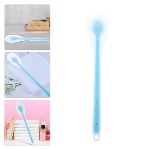 ACDANC Back Lotion Applicator with Ergonomic Crystal Handle, Soft Silicone Body Cream & Sunscreen Spreader for Hard to Reach Areas, Gentle Massager for Elderly, Kids, and Daily Skincare Routine