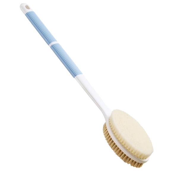 ACDANC Back Scrubber Anti Slip Long Handle for Shower, Dual-Sided Back Brush with Stiff and Soft Bristles,Body Exfoliator for Bath Or Dry Brush Shower Back Scrubber.
