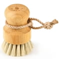 thumbnail image 1 of ACDANC Bamboo Dish Scrub Brushes for Kitchen,Cleaning Scrubber for Washing Cast Iron Pan/Pot,Natural Sisal Bristles,1 Pack, 1 of 7