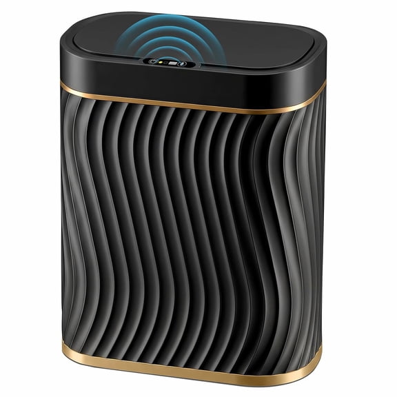 ACDANC Bathroom Trash Can with Lid, 5 Gallon Automatic Touchless Garbage Can, Motion Sensor Smart Trash Bin, Slim Waterproof Waste Bin for Living Room, Bedroom, Office, Kitche