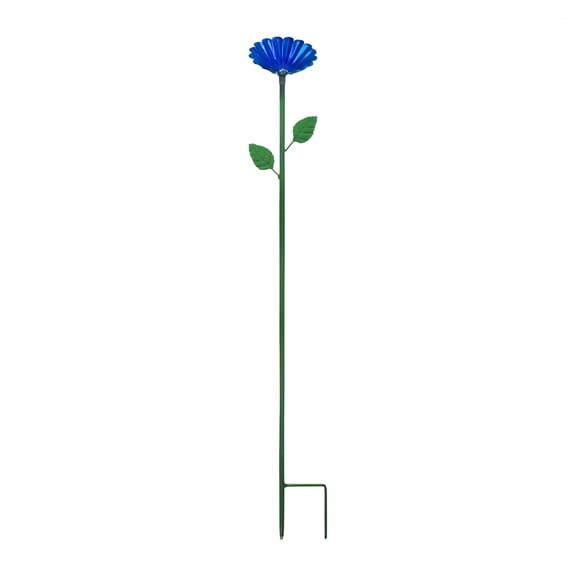 ACDANC Bee Watering Station,Insect Drinkers,Bee Cups for Garden Metal Bee Water Feeder with Flower Design,Colorful Butterfly Bath Bowl Bee Cups for Outdoor Garden Yard Decor(C)