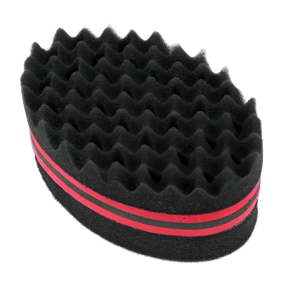 ACDANC Big Holes Barber Hair Brush Sponge Dreads Locking Twist Afro Curl Coil Wave Hair Care Tool barber brush