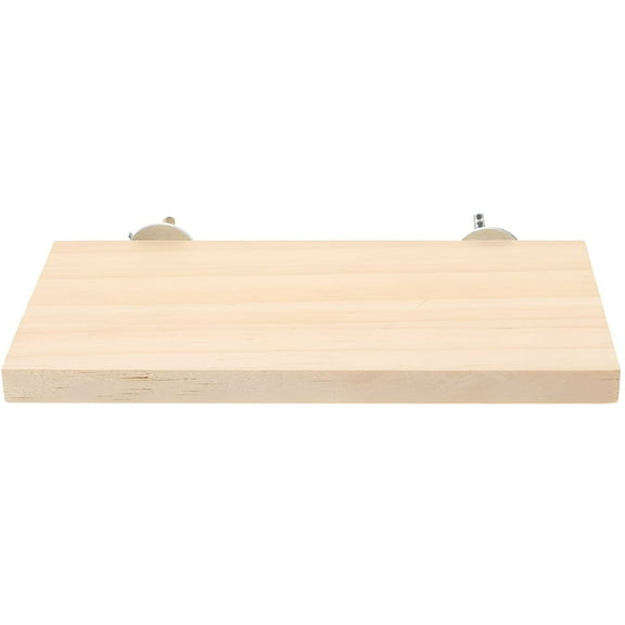 ACDANC Bird Perch Platform Flat Wooden Perch Platform for Parrot Parakeet Cockatiel Bird Cage Accessory