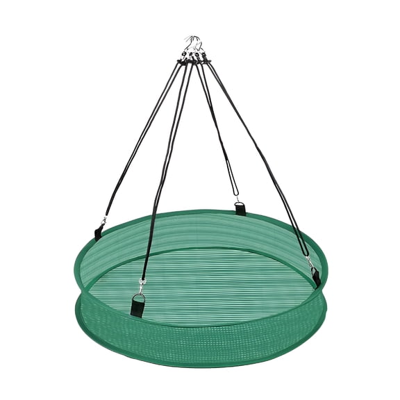 ACDANC Bird Seed Catcher Tray for Hanging Bird Feeder Platform,24 Inch Large Birds Feeder Trays with Adjustable Hanging Hoop