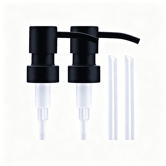 ACDANC Black Soap Dispenser Pump Replacement - Matte 304 Stainless Steel Hand Soap and Lotion Dispenser Pumps Replacement for Regular Glass Mouth Bottles, Standard 28/400 (1 In-1.03 In) Neck Size