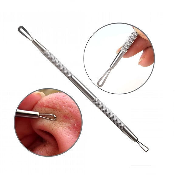 ACDANC Blackhead Remover, Pimple Popper, Stainless Steel Pimple Extractor Tool for Facial Use