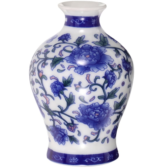 ACDANC Blue&White Chinoiserie Porcelain Vases for Centerpieces&Flowers