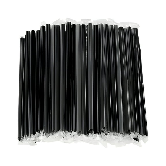 ACDANC Boba Straws,Eco-Friendly Hygienic Plastic Straws for Smoothies,High-Temperature Resistance Straw Toppers Ideal for Parties and Outdoor Activities