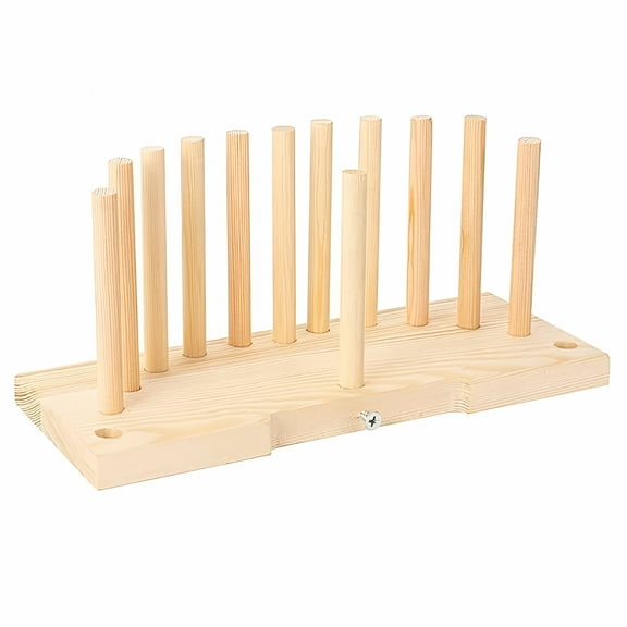 ACDANC Bow Maker for Bow,Holiday Wreaths,Wooden Wreath Bow Maker Tool for Creating Gift Bows,Party Decorations,Holiday Wreaths,Brown,9.05"*3.54"