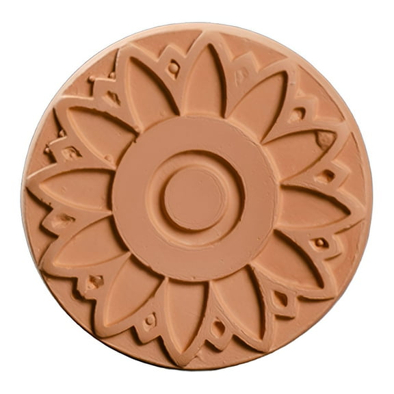 ACDANC Brown Sugar Keeper,Earth-Friendly Ceramic Brown Sugar Saver,Clean Embossed Lines Brown Sugar Container