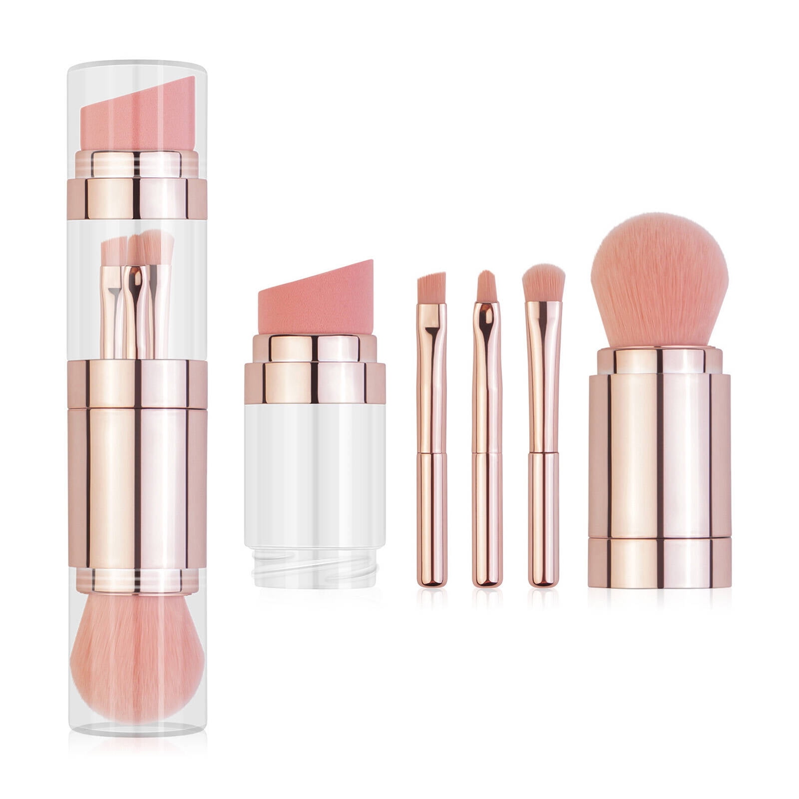 ACDANC Brush Set Five-In-One Foundation Brush Bushy Bristle Apply ...