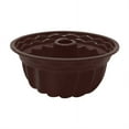 thumbnail image 1 of ACDANC Bundt Cake Pan,Spiral Cyclone Bundt Cake Pan Nonstick,Safe and Soft Material Bundt Pan,Chocolate, 1 of 4