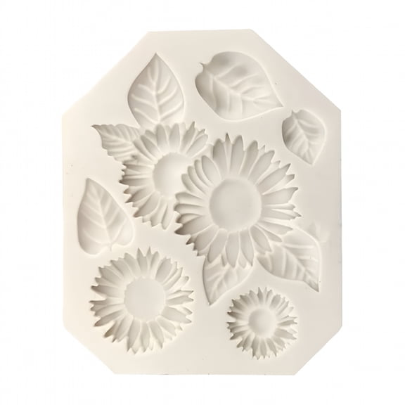 ACDANC Cake Mould,Kitchen Silicone Mold DIY Sunflower Chocolate Cake Fondant Clay Cookie Mould