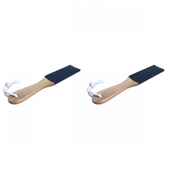 ACDANC Callus File Shaver Wood Foot Scraper Tool The Black with Handle Remover for Feet Exfoliating