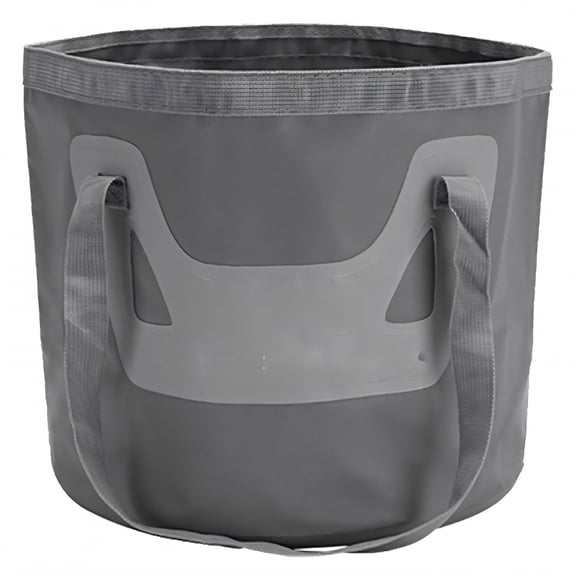 ACDANC Camping & Hiking Collapsible Bucket,Safety Protection Car Wash Bucket,Space-Saving Bucket for Cleaning,Gray