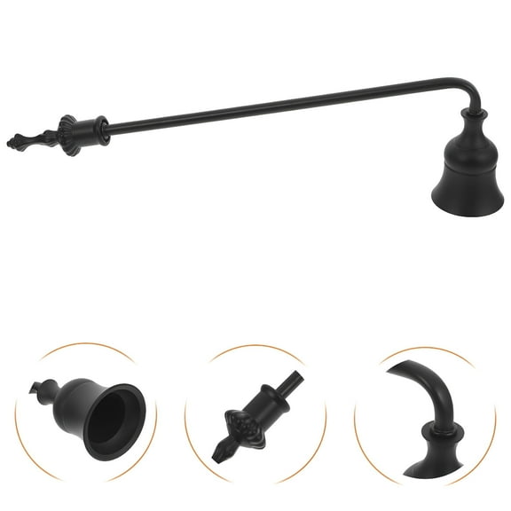 ACDANC Candle Snuffer Vintage Style Aluminium Long Handle Candle Wick Cover for Home