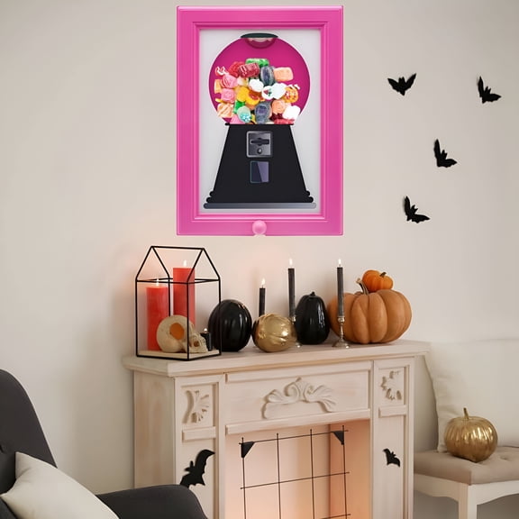 ACDANC Candy Dispenser Picture Hanging Frame for Candies Nuts Dog and Cat Treats Candy Dispenser Picture Frame
