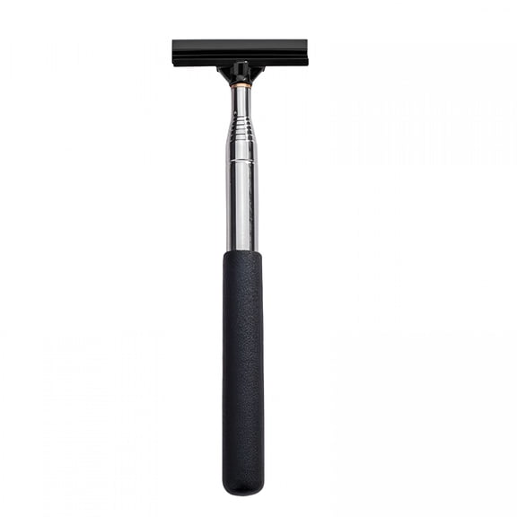 ACDANC Car Rearview Mirror Wiper, Retractable Auto Glass Squeegee, Water Cleaner with Telescopic Long Rod, Portable Cleaning Tool for All Vehicles, Universal Automotive Accessories (Black)
