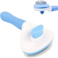 thumbnail image 1 of ACDANC Cat Brush Self Cleaning, Ergonomic Handle, Slicker Cat Brush with Release Button, Tool for Cats and Dogs Pet Hair Cleaner, Easy to Remove Loose Undercoat, 1 of 6