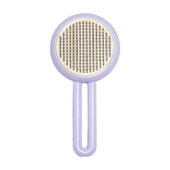 ACDANC Cat Brush,Slicker Brush for Dogs,Cat Deshedding Brush,Purple,9X3X3"