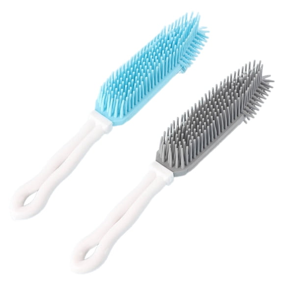 ACDANC Cat Brush,Suitable for Various Pets Dog Brush,Long Handle Design Multi-Functional Massage Cat Stuff,Purple