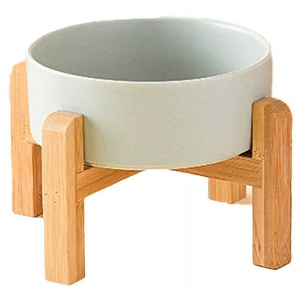 ACDANC Cat Food Bowl,Neck Protection with Elevated Design Dog Food Bowl, Stable and Anti-Tip Cat Bowls,15.5cm,Style6