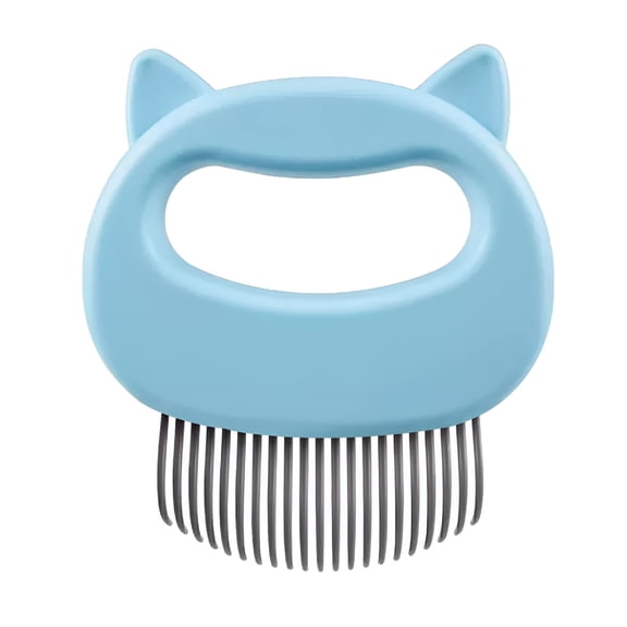 ACDANC Cat Hair Shell Comb Deshedding Dematting Brush Tangles Removal Comb Pet Grooming Tool Deshedding Brush for Cats Green